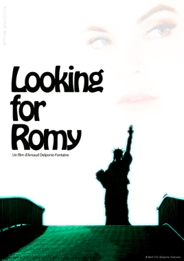 Affiche provisoire "Looking for Romy" - Court métrage d'Arnaud Delporte-Fontaine